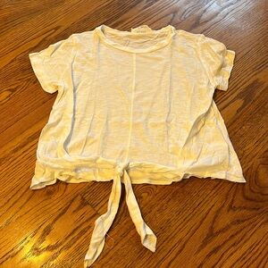 Six / Fifty Woman’s White Tie Tee Size S